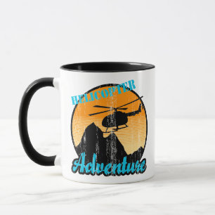 Retro Helicopter Adventure Tasse