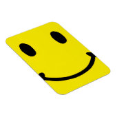 Retro Helles großes gelbes Smiley-Gesicht Magnet (Rechte Seite)