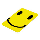 Retro Helles großes gelbes Smiley-Gesicht Magnet (Linke Seite)