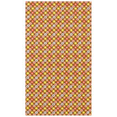 Retro Herbst Blume Muster braun Tischdecke (Vorderseite)