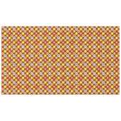 Retro Herbst Blume Muster braun Tischdecke (Vorderseite (Horizontal))