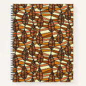 Retro-Herbst-Notebook Notizblock (Vorderseite)