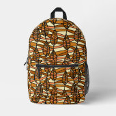 Retro-Herbst-Rucksack #3 Bedruckter Rucksack (Vorderseite)