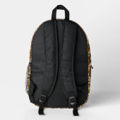 Retro-Herbst-Rucksack #3 Bedruckter Rucksack (Rückseite)