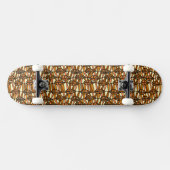 Retro Herbst Skateboard (Horizontal)