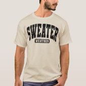 Retro Herbst Sweater Wether Shirt, Cosy Fall T-Shi T-Shirt (Vorderseite)