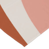 Retro Herbst-Wirbel Kurzer Tischläufer (Ecke)