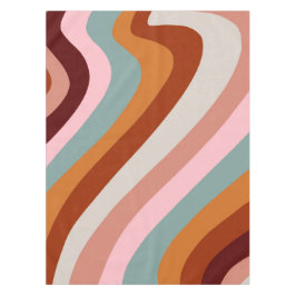 Retro Herbst-Wirbel Tischdecke