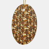Retro-Herbstdekoration Keramik Ornament (Links)