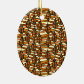 Retro-Herbstdekoration Keramik Ornament (Hinten)