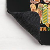 Retro Herbstgefühle Dankbar Dankbar Gesegnet Herbs Mousepad (Ecke)