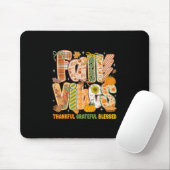 Retro Herbstgefühle Dankbar Dankbar Gesegnet Herbs Mousepad (Mit Mouse)