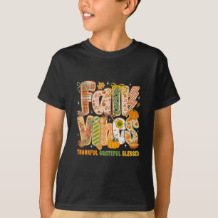 Retro Herbstgefühle Dankbar Ergeben Gesegnet Herbs T-Shirt