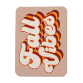 Retro-Herbstgefühle Magnet (Vertikal)