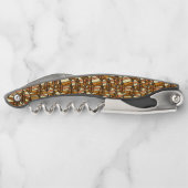 Retro-Herbstkorkenschraube Kellnermesser (Rückseite)