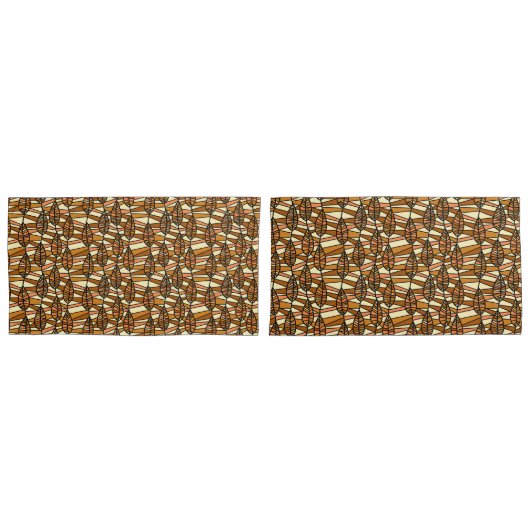 Retro-Herbstpillowfälle Kissenbezug (Vorderseite-Set)