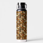 Retro Herbstwasserflasche Trinkflasche (Rückseite)