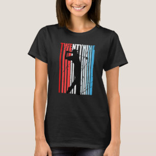 Retro Herren 29. Golf-Geburtstag Spieler Vintage G T-Shirt