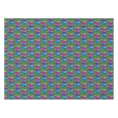 Retro-Herzen Valentinstag-Muster Tischdecke (Vorderseite (Horizontal))