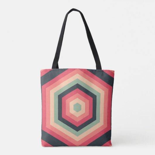Retro Hex Puls Tasche (Rückseite)