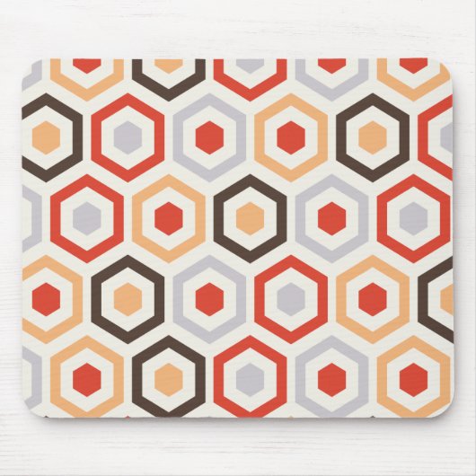 Retro Hexagone Mousepad (Vorne)
