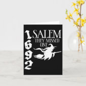 Retro Hexchy Salem 1692 verpassten sie eine Hexenh Karte (Gelbe Blume)