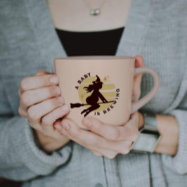 Retro Hexe Baby wird Baby Dusche Geschenk Kaffeetasse