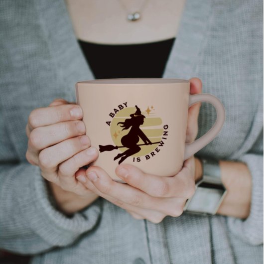 Retro Hexe Baby wird Baby Dusche Geschenk Kaffeetasse