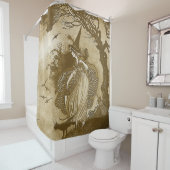 Retro Hexe Duschvorhang (Beispiel)