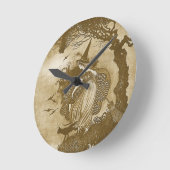 Retro Hexe Runde Wanduhr (Winkel)