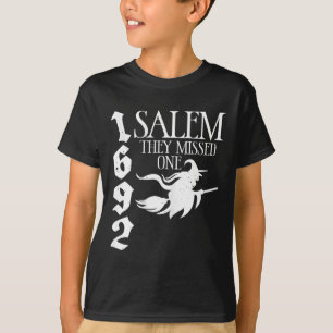 Retro Hexe Salem 1692 verpassten sie eine Hexenhal T-Shirt