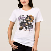 Retro Hexe Tri-Blend Shirt (Vorderseite)