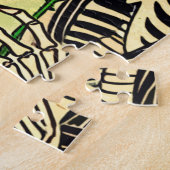 Retro Hexe Vampire Girl Horror Comic Puzzle (Seite)