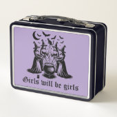 Retro Hexen  Metall Brotdose (Rückseite)