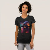 Retro Hexenfarbener T - Shirt (Vorne ganz)