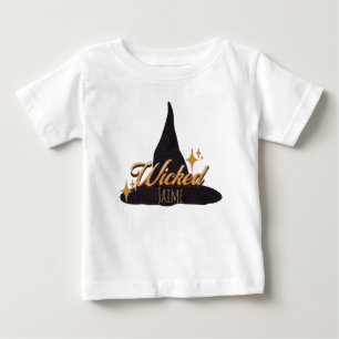 Retro-Hexenhut Böser Name Baby T-shirt