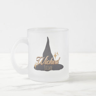 Retro-Hexenhut Böser Name   Mattglastasse