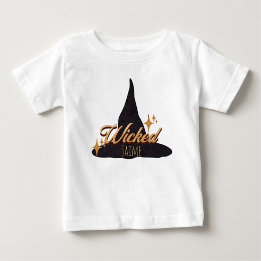 Retro Hexenhutname Baby T-shirt (Vorderseite)