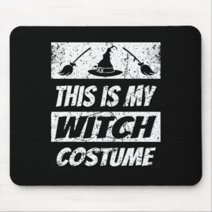 Retro Hexenmeister Halloween Matching Group Kostüm Mousepad