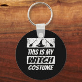 Retro Hexenmeister Halloween Matching Group Kostüm Schlüsselanhänger (Vorderseite)