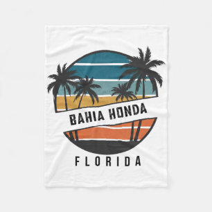 Retro Hia Honda State Park Florida Surfbrett Surfe Fleecedecke