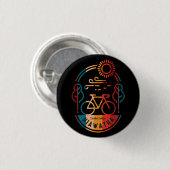 Retro Hiawatha Bike Bahn Button (Vorne & Hinten)