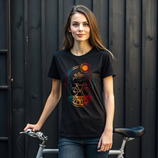 Retro Hiawatha Bike Bahn T-Shirt