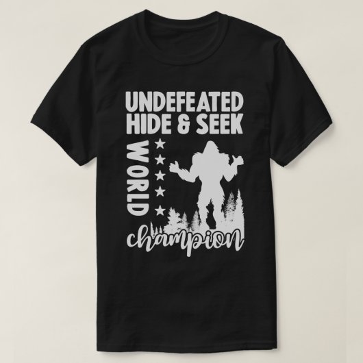 Retro Hide Seek World Champion T-Shirt (Design vorne)