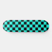 Retro Himmel-Blau-und Skateboard (Horizontal)