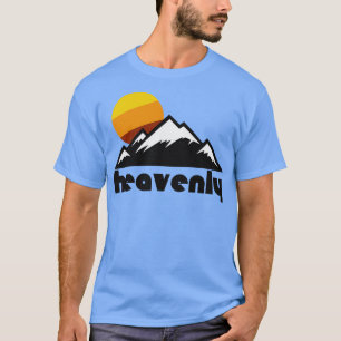 Retro Himmlischer Touristen-Souvenir-Reise-Ski fah T-Shirt