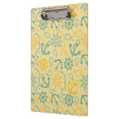 Retro Hintergrund mit Anker, Seile Klemmbrett (Links)