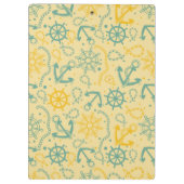 Retro Hintergrund mit Anker, Seile Klemmbrett (Rückseite)