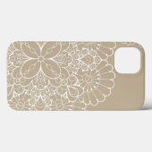 Retro-Hintergrund mit Spitzenverzierung Case-Mate iPhone Hülle (Rückseite (Horizontal))