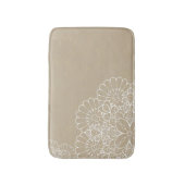 Retro Hintergrund mit Spitzeverzierung Badematte (Vorderseite Vertikal)